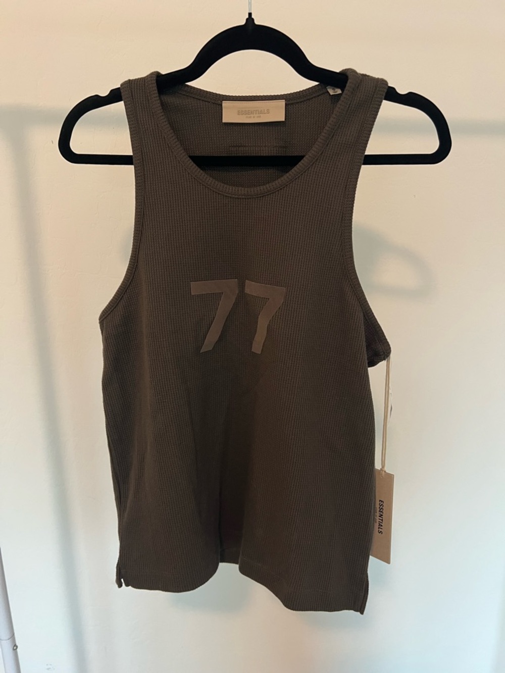 Fear of God Waffle Knit Tank Top with '77 Graphic